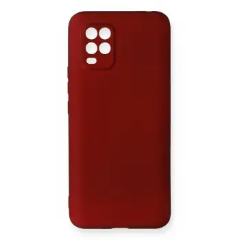 Newface Xiaomi Mi 10 Lite Kılıf First Silikon - Bordo