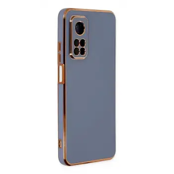 Newface Xiaomi Mi 10T Kılıf Volet Silikon - Mavi