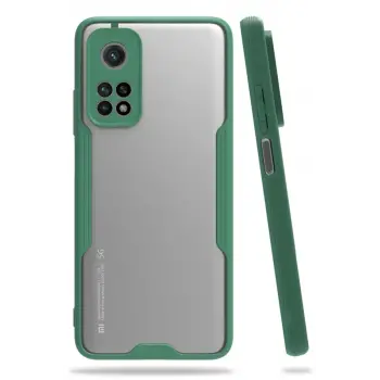 Newface Xiaomi Mi 10T Pro Kılıf Platin Silikon - Yeşil