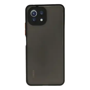Newface Xiaomi Mİ 11 Lite Kılıf Montreal Silikon Kapak - Siyah