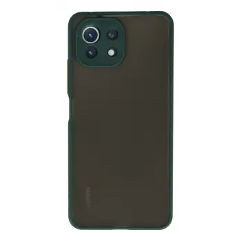 Newface Xiaomi Mİ 11 Lite Kılıf Montreal Silikon Kapak - Yeşil