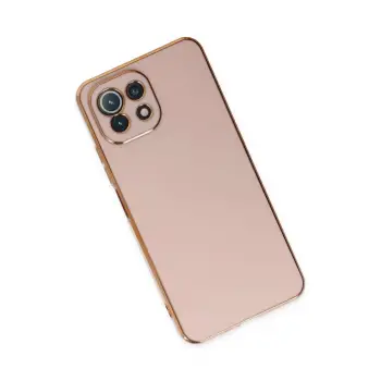 Newface Xiaomi Mİ 11 Lite Kılıf Volet Silikon - Pembe