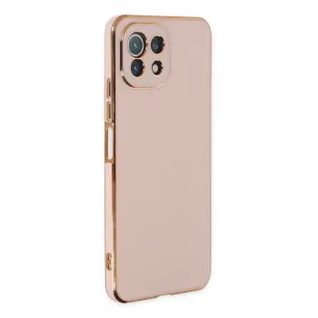 Newface Xiaomi Mİ 11 Lite Kılıf Volet Silikon - Pembe