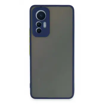 Newface Xiaomi Mi 12 Lite Kılıf Montreal Silikon Kapak - Lacivert