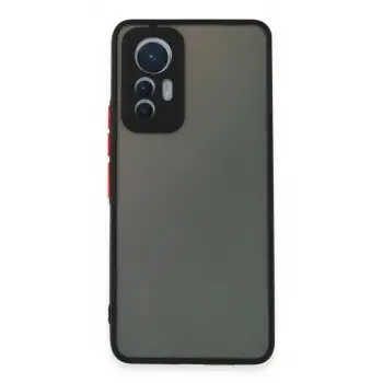 Newface Xiaomi Mi 12 Lite Kılıf Montreal Silikon Kapak - Siyah