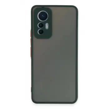 Newface Xiaomi Mi 12 Lite Kılıf Montreal Silikon Kapak - Yeşil