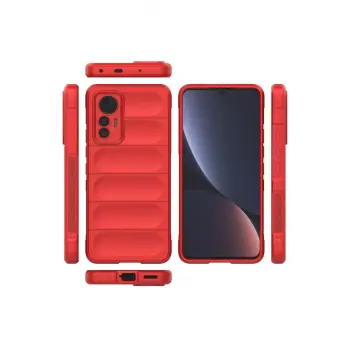 Newface Xiaomi Mi 12 Lite Kılıf Optimum Silikon - Kırmızı