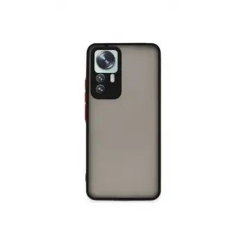 Newface Xiaomi Mi 12T Pro Kılıf Montreal Silikon Kapak - Siyah