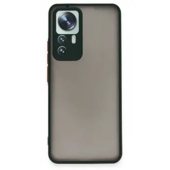 Newface Xiaomi Mi 12T Pro Kılıf Montreal Silikon Kapak - Yeşil