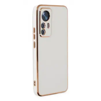 Newface Xiaomi Mi 12T Pro Kılıf Volet Silikon - Beyaz