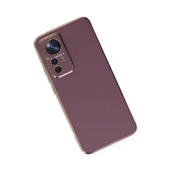 Newface Xiaomi Mi 12T Pro Kılıf Volet Silikon - Mor