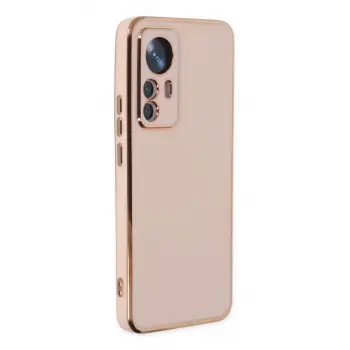 Newface Xiaomi Mi 12T Pro Kılıf Volet Silikon - Pembe