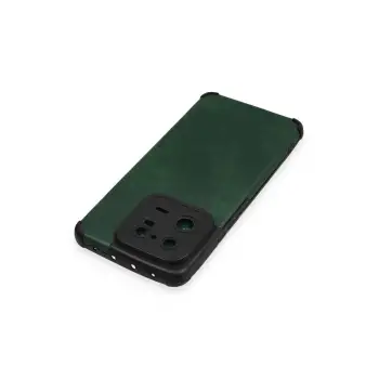 Newface Xiaomi Mi 13 Pro Kılıf Loop Deri Silikon - Yeşil