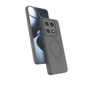 Newface Xiaomi Mi 14T Pro Regal Magsafe Standlı Kapak - Titan Gri