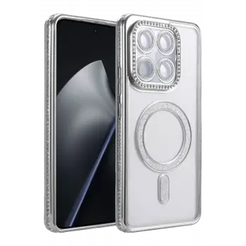 Newface Xiaomi Mi 15T Pro Joke Simli Magneticsafe Kılıf - Gümüş