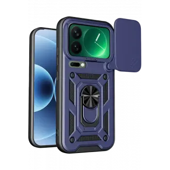 Newface Xiaomi Mi 17 Pro Pars Lens Yüzüklü Silikon - Lacivert
