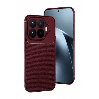Newface Xiaomi Mi 17T Auto Focus Karbon Kapak - Bordo