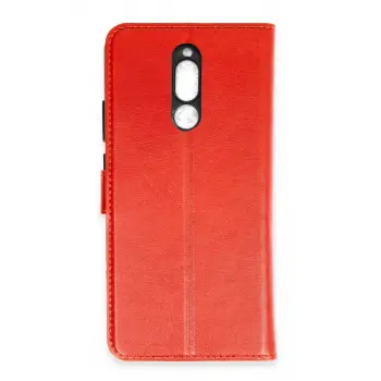Newface Xiaomi Mi 8 Trend S Plus Kapaklı Kılıf - Kırmızı