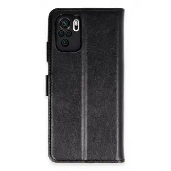 Newface Xiaomi Mi Note 10 Trend S Plus Kapaklı Kılıf - Siyah