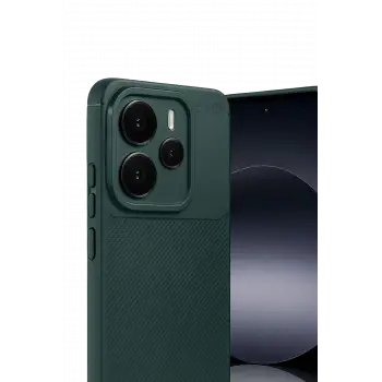 Newface Xiaomi Note 14 5G Auto Focus Karbon Kapak - Koyu Yeşil