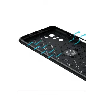 Newface Xiaomi Poco F3 Kılıf Range Yüzüklü Silikon - Mavi