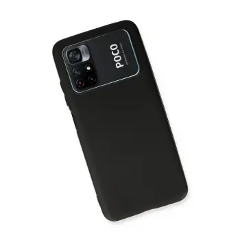Newface Xiaomi Poco M4 Pro 4G Kılıf First Silikon - Siyah