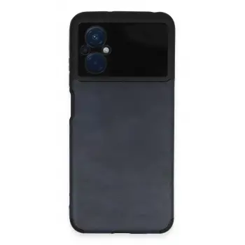 Newface Xiaomi Poco M5 Kılıf Loop Deri Silikon - Lacivert