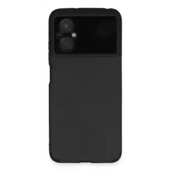 Newface Xiaomi Poco M5 Kılıf Loop Deri Silikon - Siyah
