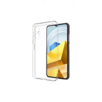 Newface Xiaomi Poco M5 Kılıf Lüx Şeffaf Silikon