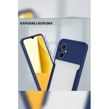 Newface Xiaomi Poco M5 Kılıf Platin Silikon - Lacivert