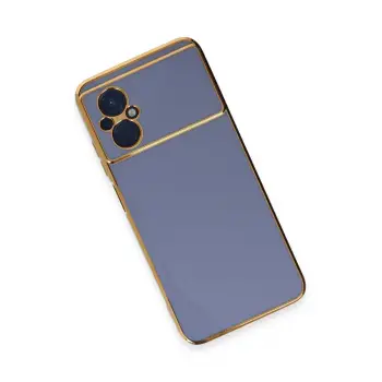 Newface Xiaomi Poco M5 Kılıf Volet Silikon - Mavi