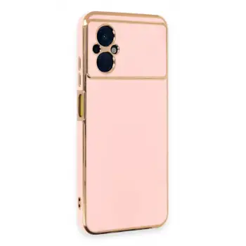 Newface Xiaomi Poco M5 Kılıf Volet Silikon - Pembe