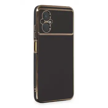 Newface Xiaomi Poco M5 Kılıf Volet Silikon - Siyah