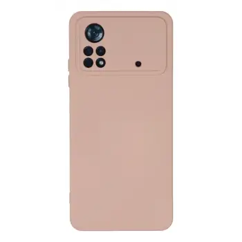 Newface Xiaomi Poco X4 Pro 5G Kılıf Nano içi Kadife Silikon - Pudra