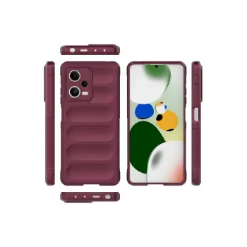 Newface Xiaomi Poco X5 5G Kılıf Optimum Silikon - Bordo