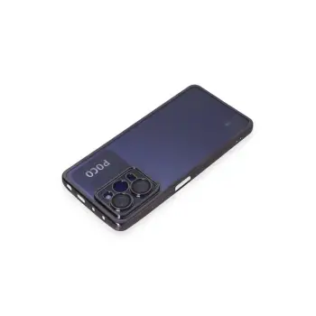 Newface Xiaomi Poco X5 Pro 5G Kılıf Razer Lensli Silikon - Mor