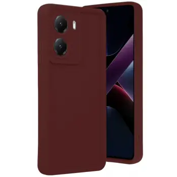 Newface Xiaomi Poco X7 Pro Viera Silikon - Bordo