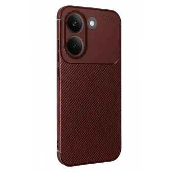 Newface Xiaomi Poco X8 Pro Auto Focus Karbon Kapak - Bordo
