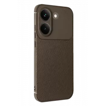 Newface Xiaomi Poco X8 Pro Auto Focus Karbon Kapak - Kahverengi