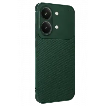 Newface Xiaomi Poco X8 Pro Max Auto Focus Karbon Kapak - Koyu Yeşil