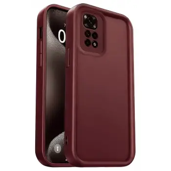 Newface Xiaomi Redmi 10 2022 Kılıf Viera Silikon - Bordo