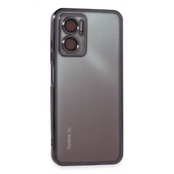 Newface Xiaomi Redmi 10 5G Kılıf Razer Lensli Silikon - Mor