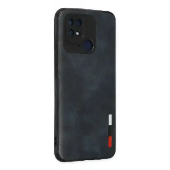 Newface Xiaomi Redmi 10C Kılıf Loop Deri Silikon - Lacivert