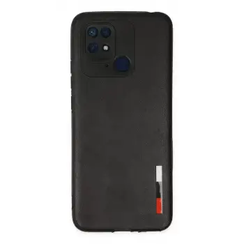 Newface Xiaomi Redmi 10C Kılıf Loop Deri Silikon - Siyah