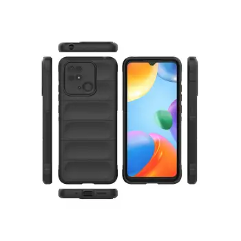 Newface Xiaomi Redmi 10C Kılıf Optimum Silikon - Siyah