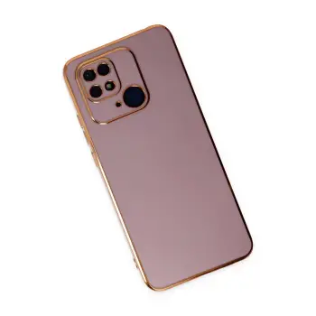 Newface Xiaomi Redmi 10C Kılıf Volet Silikon - Mor