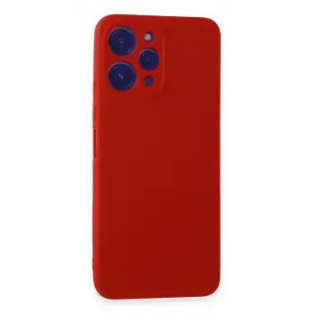 Newface Xiaomi Redmi 12 Kılıf First Silikon - Kırmızı