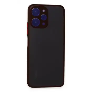 Newface Xiaomi Redmi 12 Kılıf Montreal Silikon Kapak - Siyah