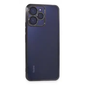 Newface Xiaomi Redmi 12 Kılıf Razer Lensli Silikon - Mor