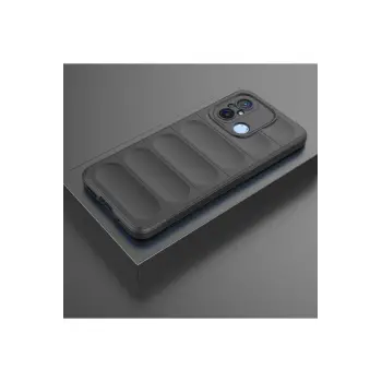 Newface Xiaomi Redmi 12C Kılıf Optimum Silikon - Siyah